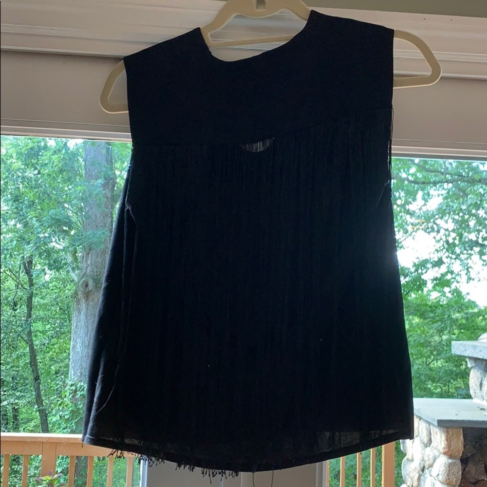 Tibi Fringe Open Back Top - Picture 3 of 3
